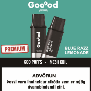 GodPod - Blue Razz Lemonade (2X ÁFYLLINGAR)