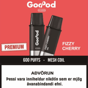 GodPod - Fizzy Cherry (2X ÁFYLLINGAR)