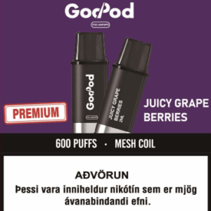 GodPod - Juicy Grape Berries (2X ÁFYLLINGAR)