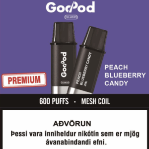 GodPod - Peach Blueberry Candy (2X ÁFYLLINGAR)