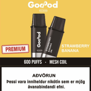 GodPod - Strawberry Banana (2X ÁFYLLINGAR)