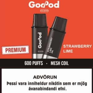 GodPod - Strawberry Lime (2X ÁFYLLINGAR)