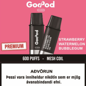 GodPod - Strawberry Watermelon Bubblegum (2X ÁFYLLINGAR)