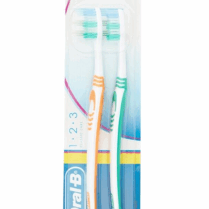 Oral B - Tannburstar - 123 Classic Clean (Medium) 2PACK (x12)