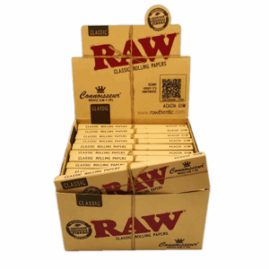 RAW CLASSIC CONNOISSEUR - KING SIZE SLIM + ROACH TIPS 24's