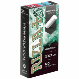 RIZLA FILTER TIPS - EXTRA SLIM MENTHOL 120s (x20)