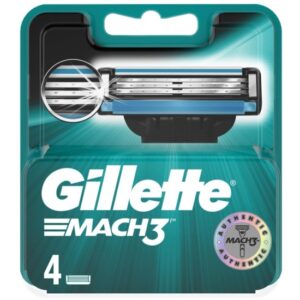GILLETTE MACH3 BLADES 4's